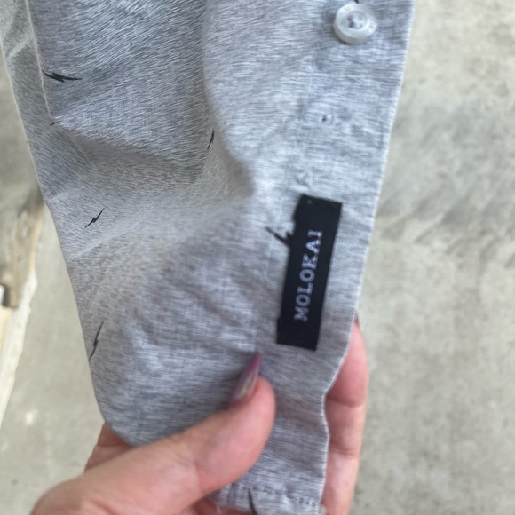 Molokai Surf Button Down Slim Fit Hawaiian Short Sleeve Shirt Size XL - Picture 4 of 8